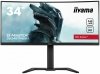 IIYAMA Monitor 34 cale G-MASTER GB3467WQSU-B5 VA,UWQHD,165HZ,HAS(15cm),1500R,4xUSB